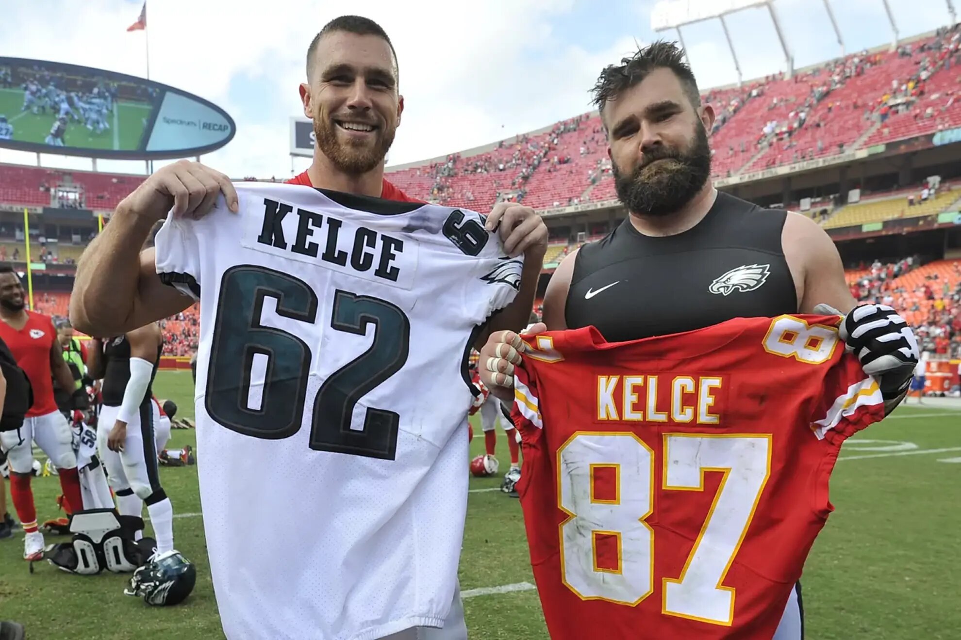 Travis and Jason Kelce