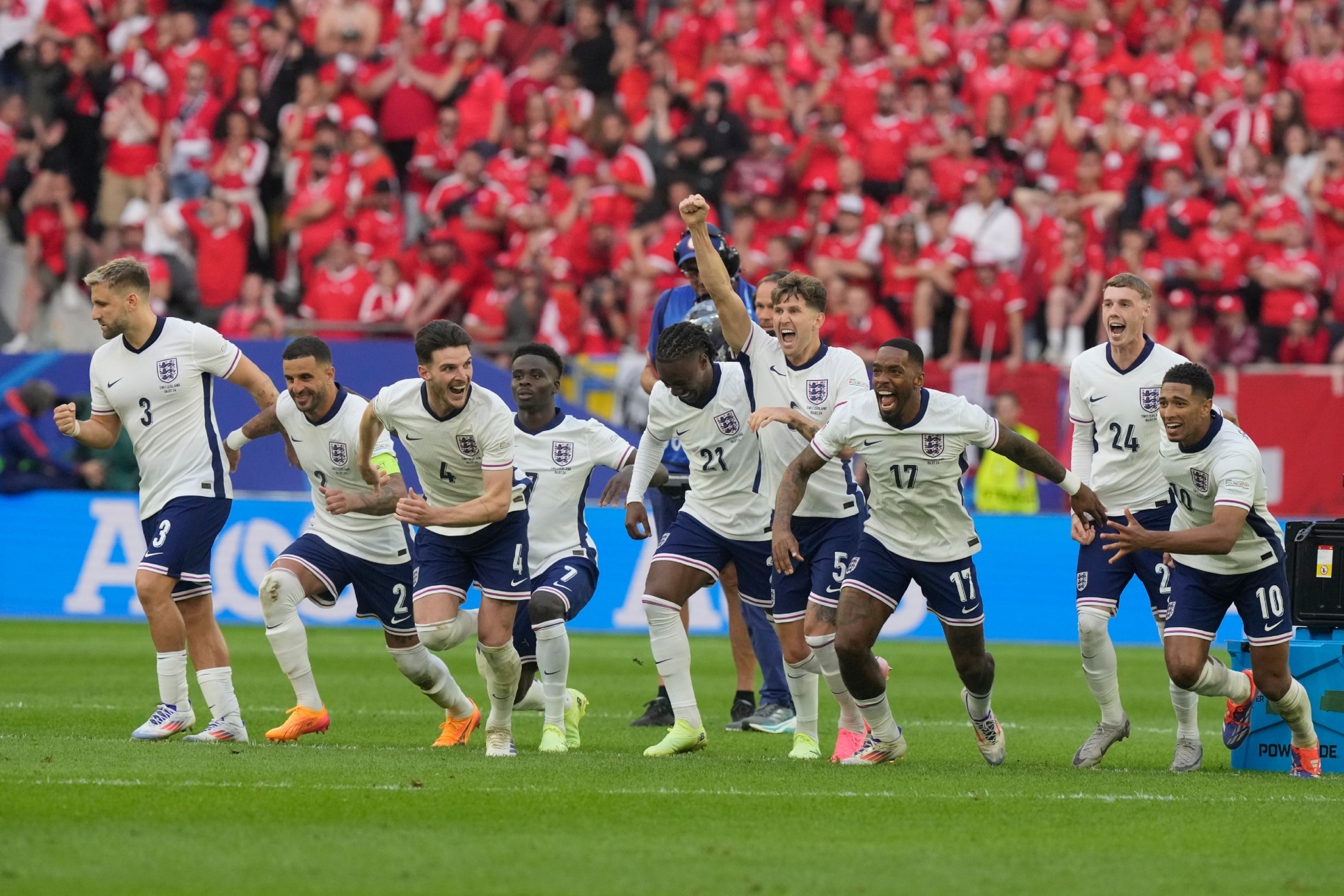 England beats Switzerland in a penalty shootout to reach Euro 2024 semifinals