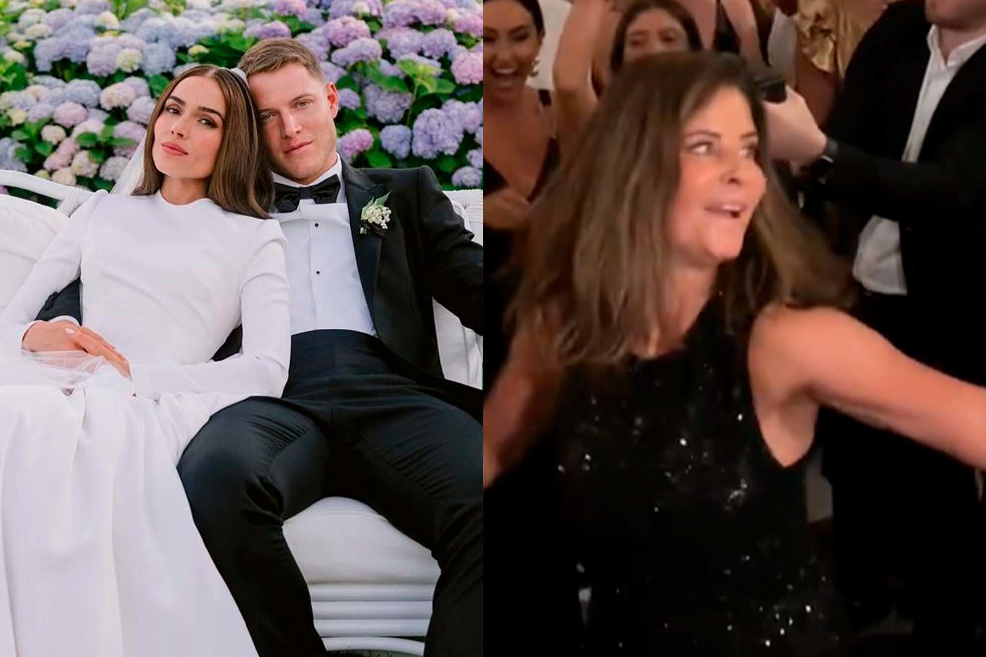 Olivia Culpo shares video of Christian McCaffreys mother showing off her dance moves