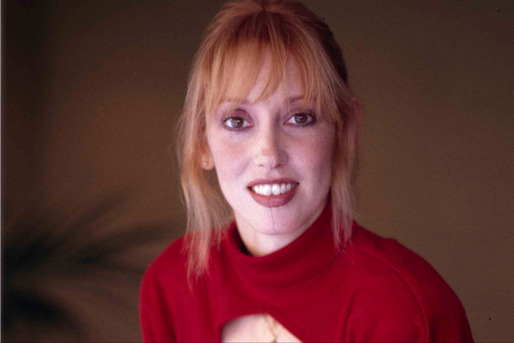 Iconic Hollywood actress Shelley Duvall, pictured here in 1983.