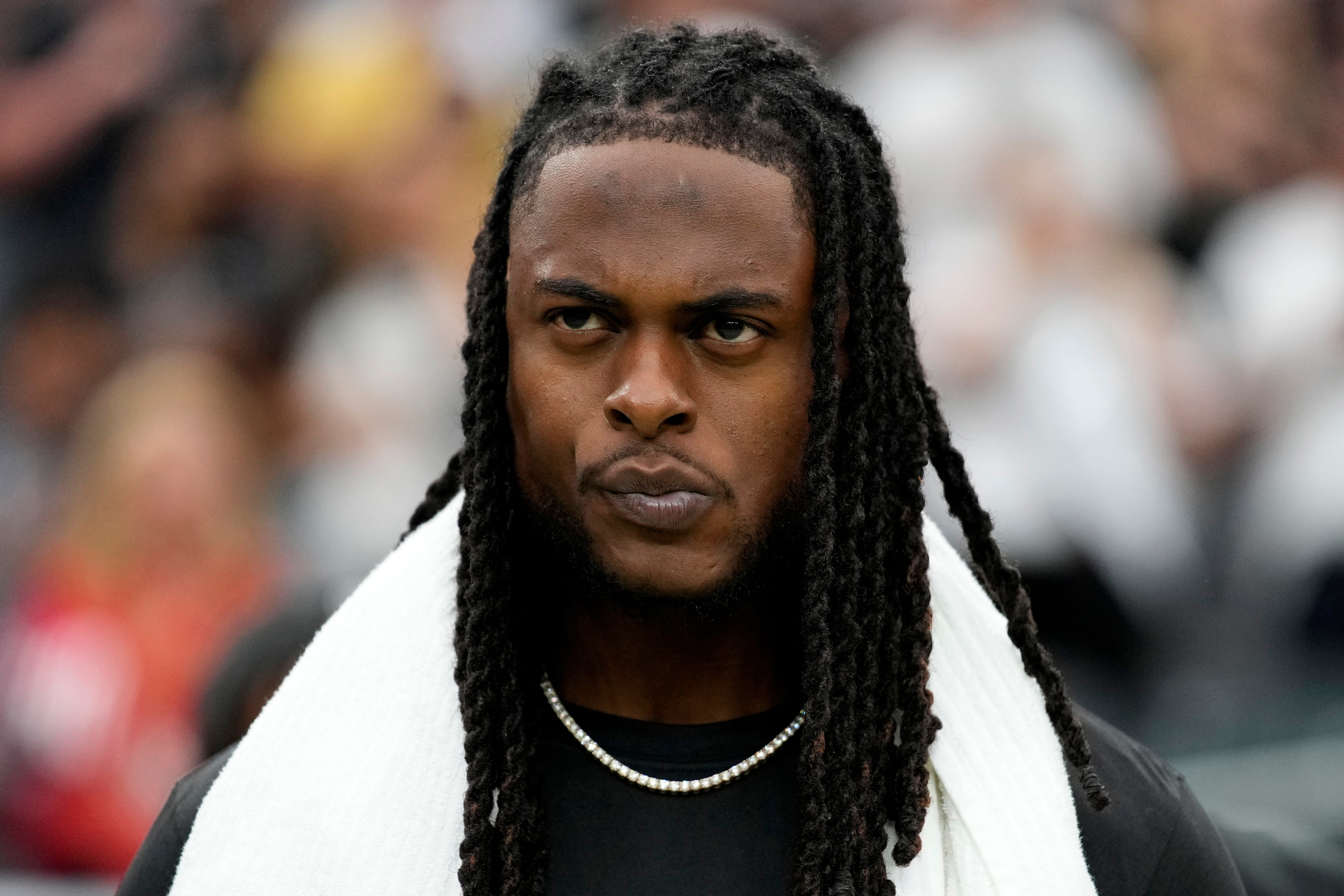 Davante Adams had an unpleasant 2023 season with the Las Vegas Raiders.