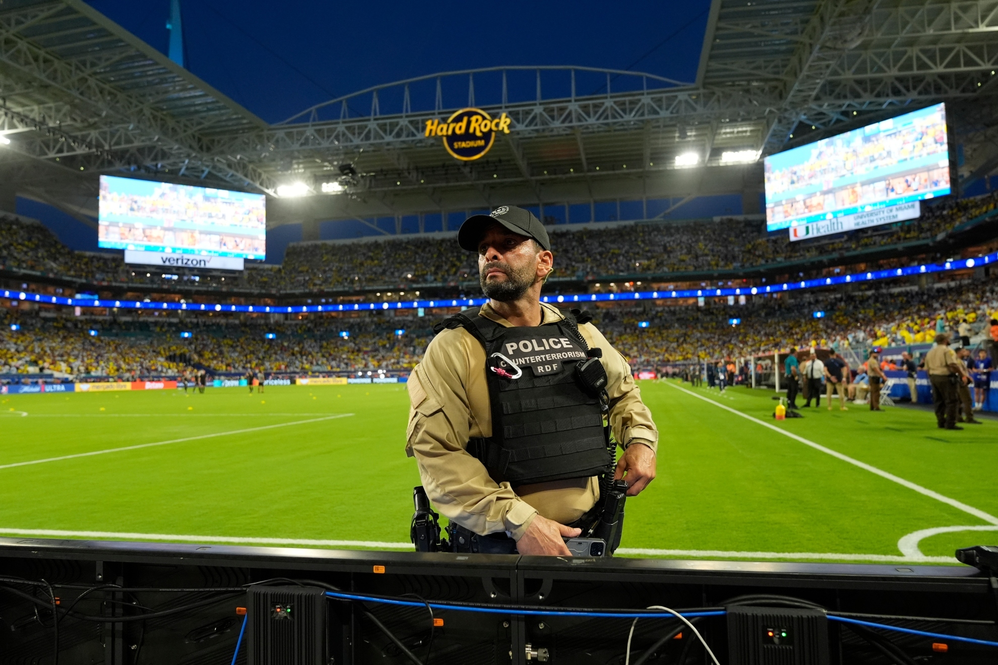 Fans without tickets flood Hard Rock Stadium, forcing authorities to take drastic action to ensure safety