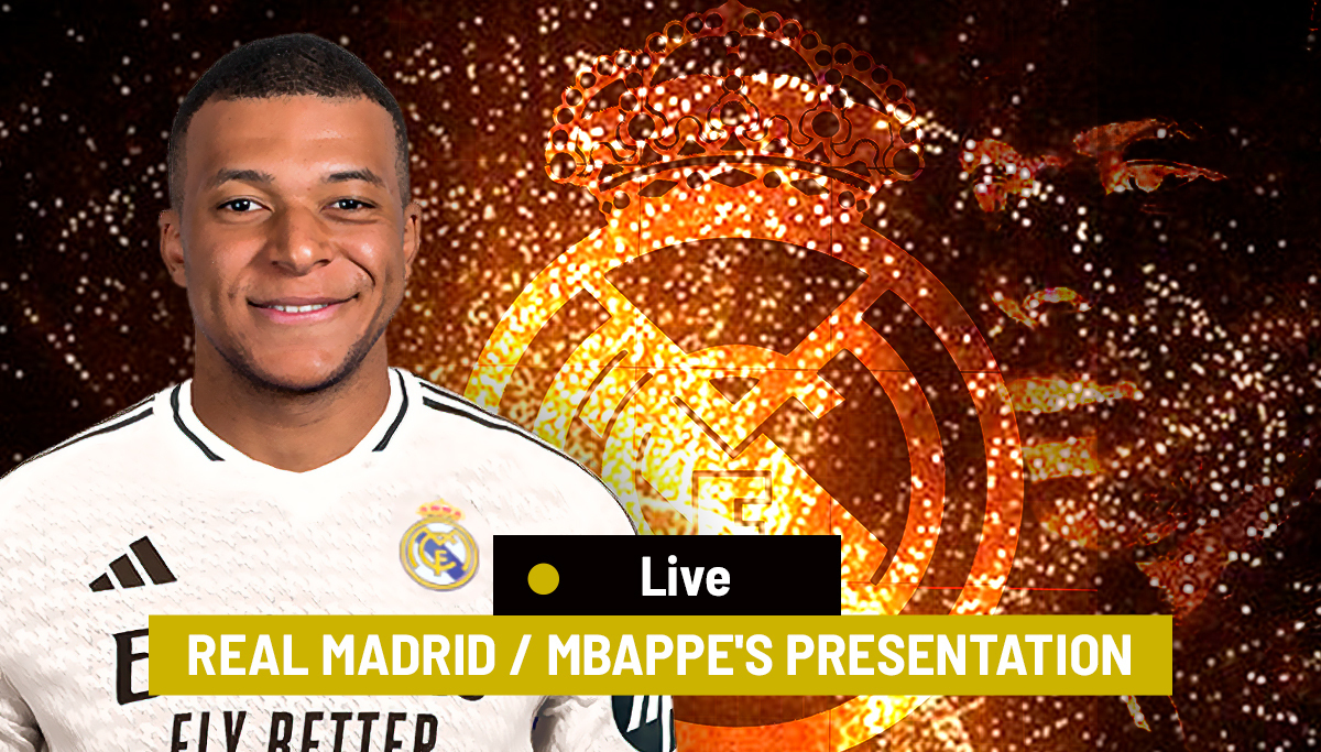 Kylian Mbappe presented as a Real Madrid player!