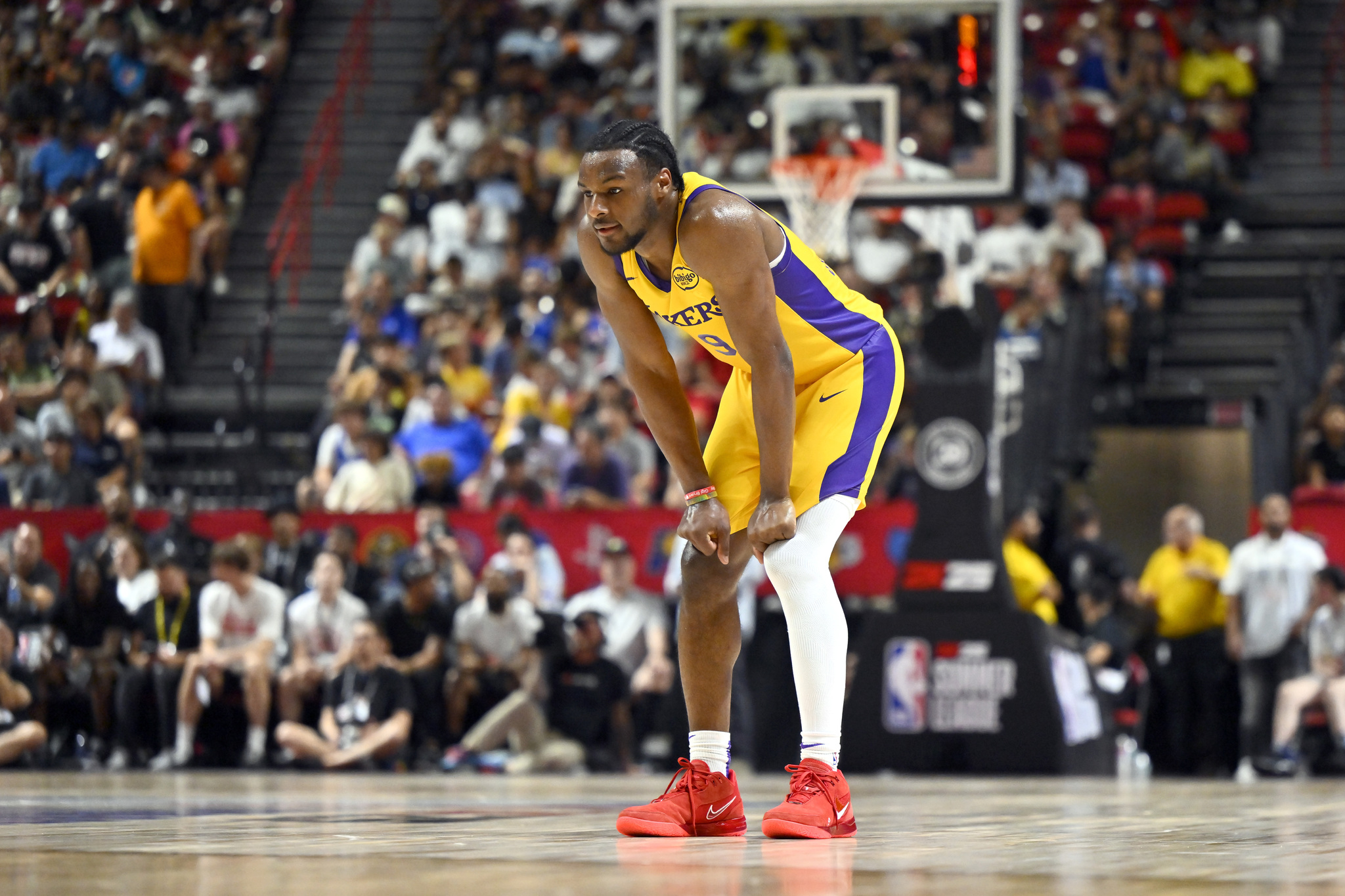 Los Angeles Laker guard Bronny James