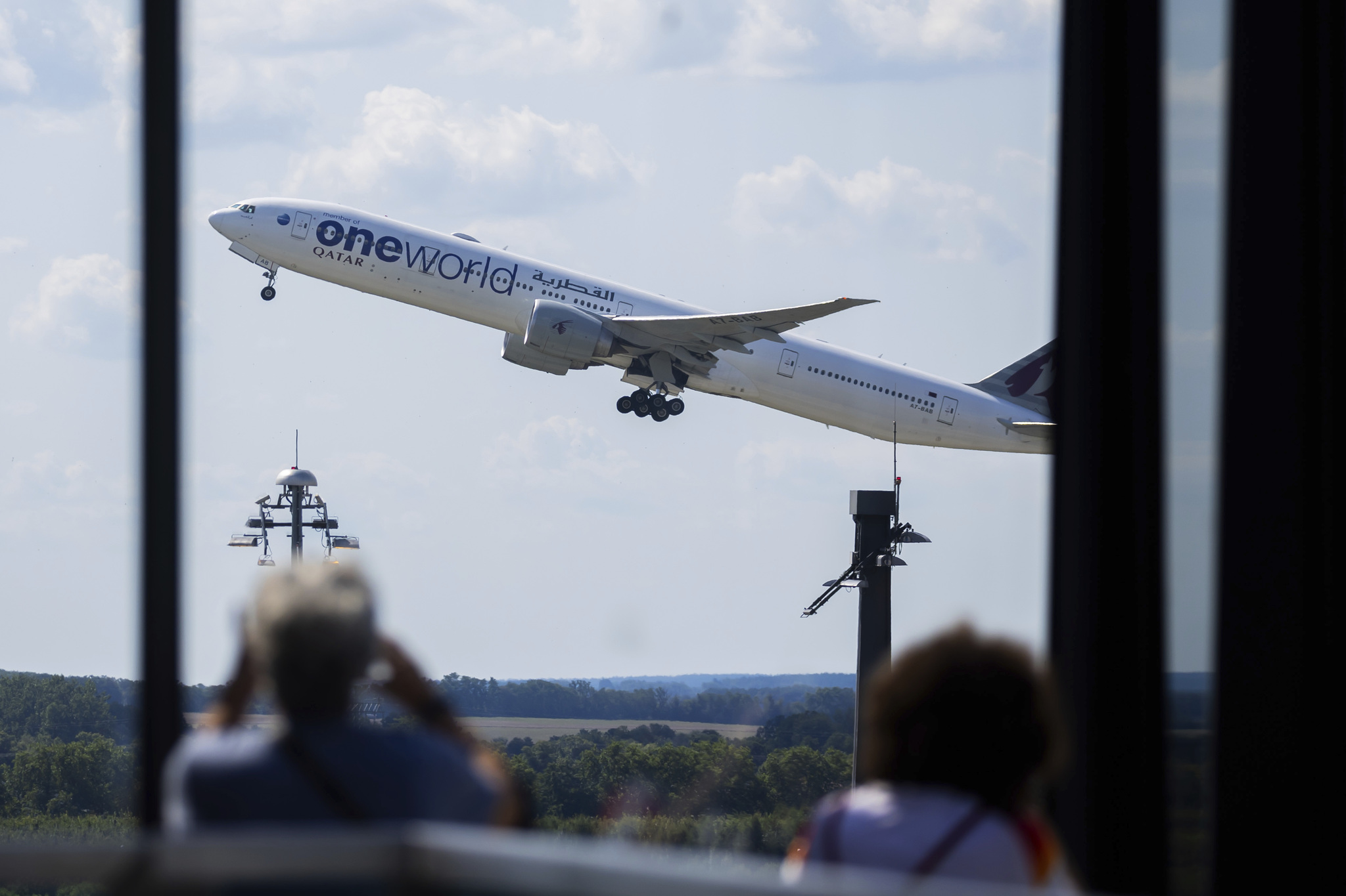 A plane takes off at the capitals Berlin Brandenburg Airport, in Sch�nefeld, Germany, Friday July 19, 2024.