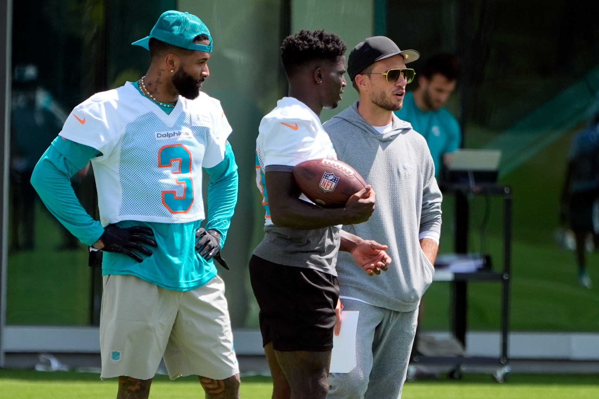 Maimi Dolphins during training