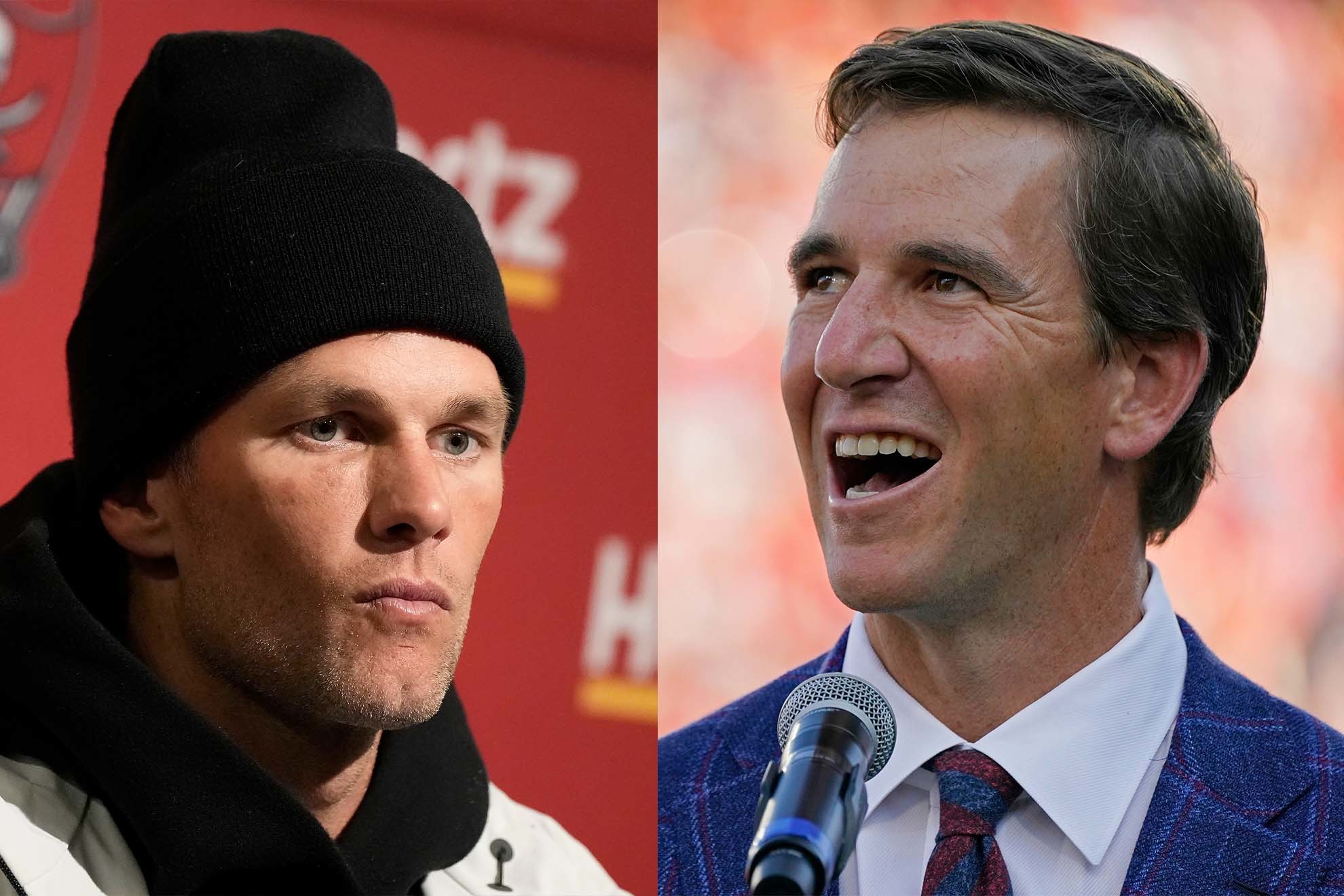 Tom Brady still hasnt managed to shake off his rivalry with Eli Manning, even in retirement