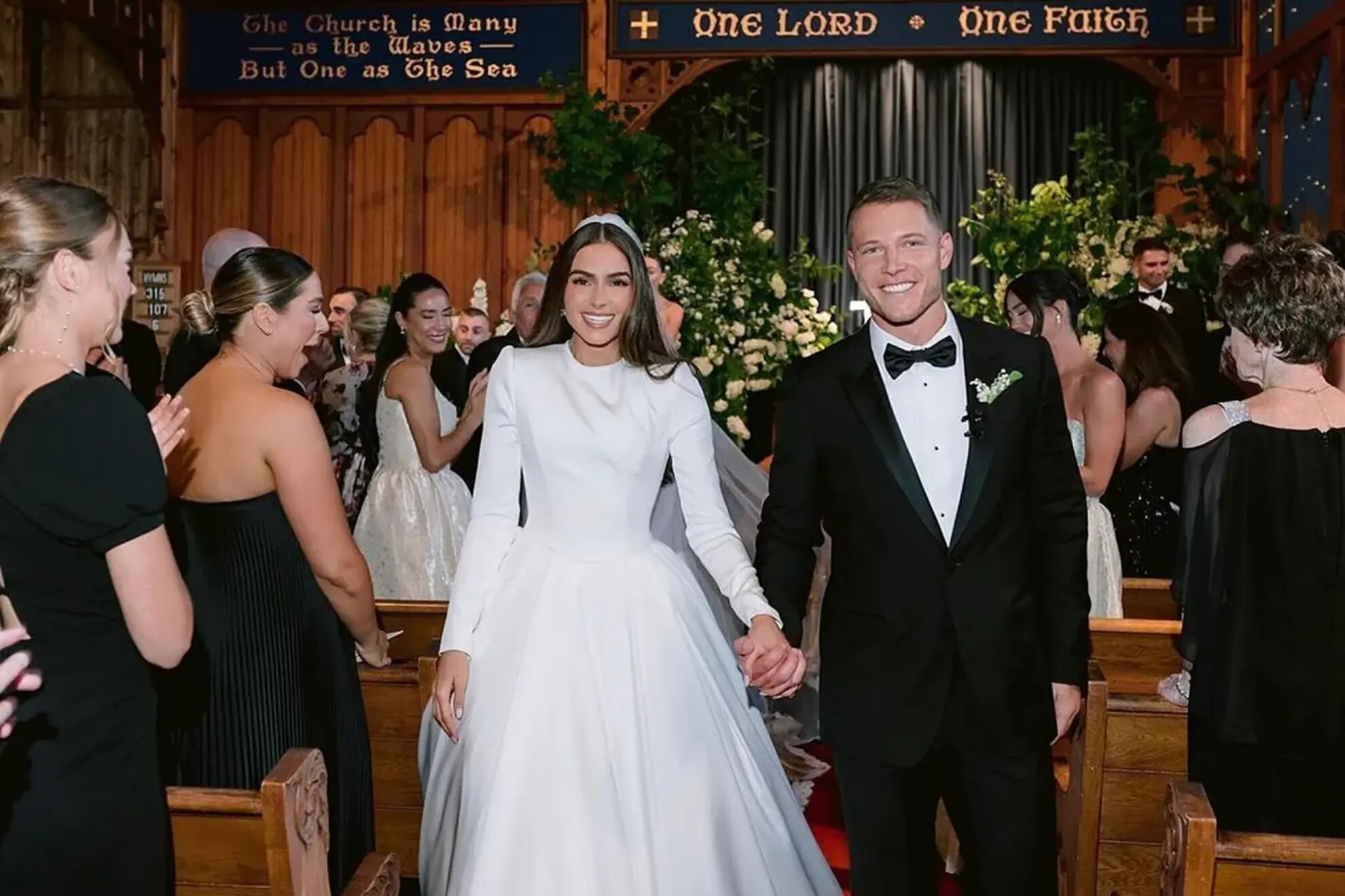 Olivia Culpo and Christian McCaffrey