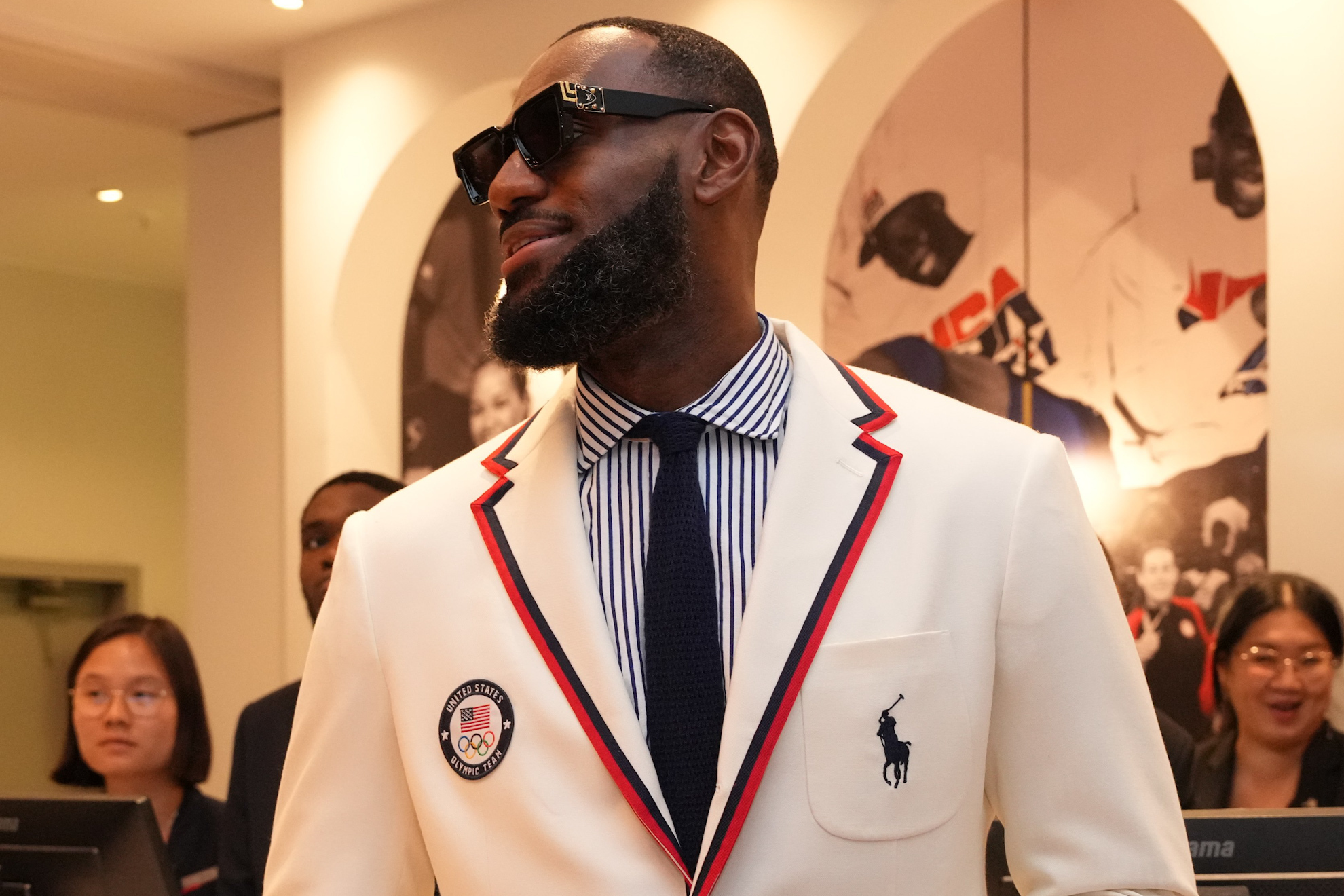 Lebron James, Team USA Olympic Games Paris 2024 Flag Bearer