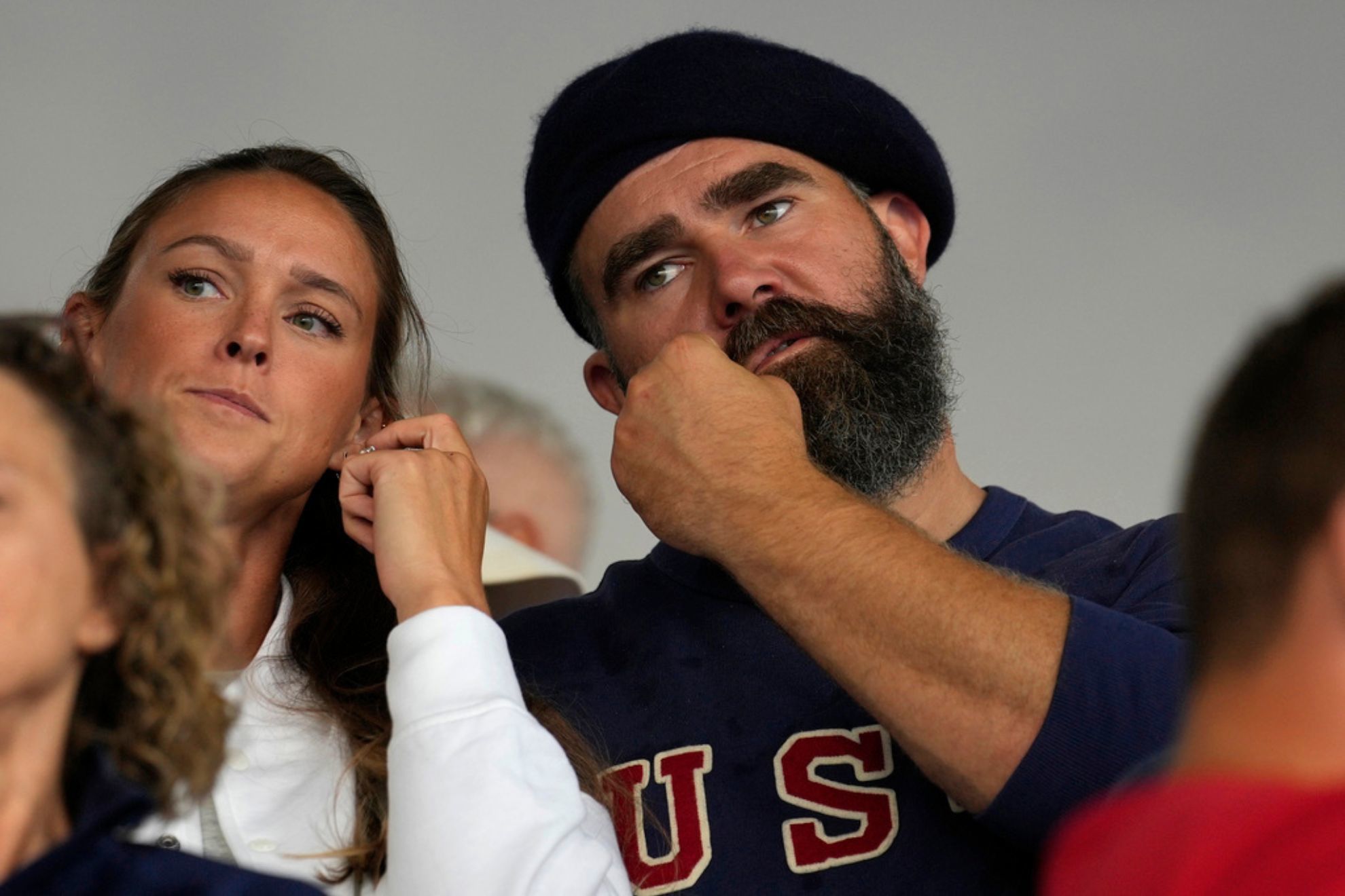 Jason Kelce and his wife are in Paris cheering on Team USA