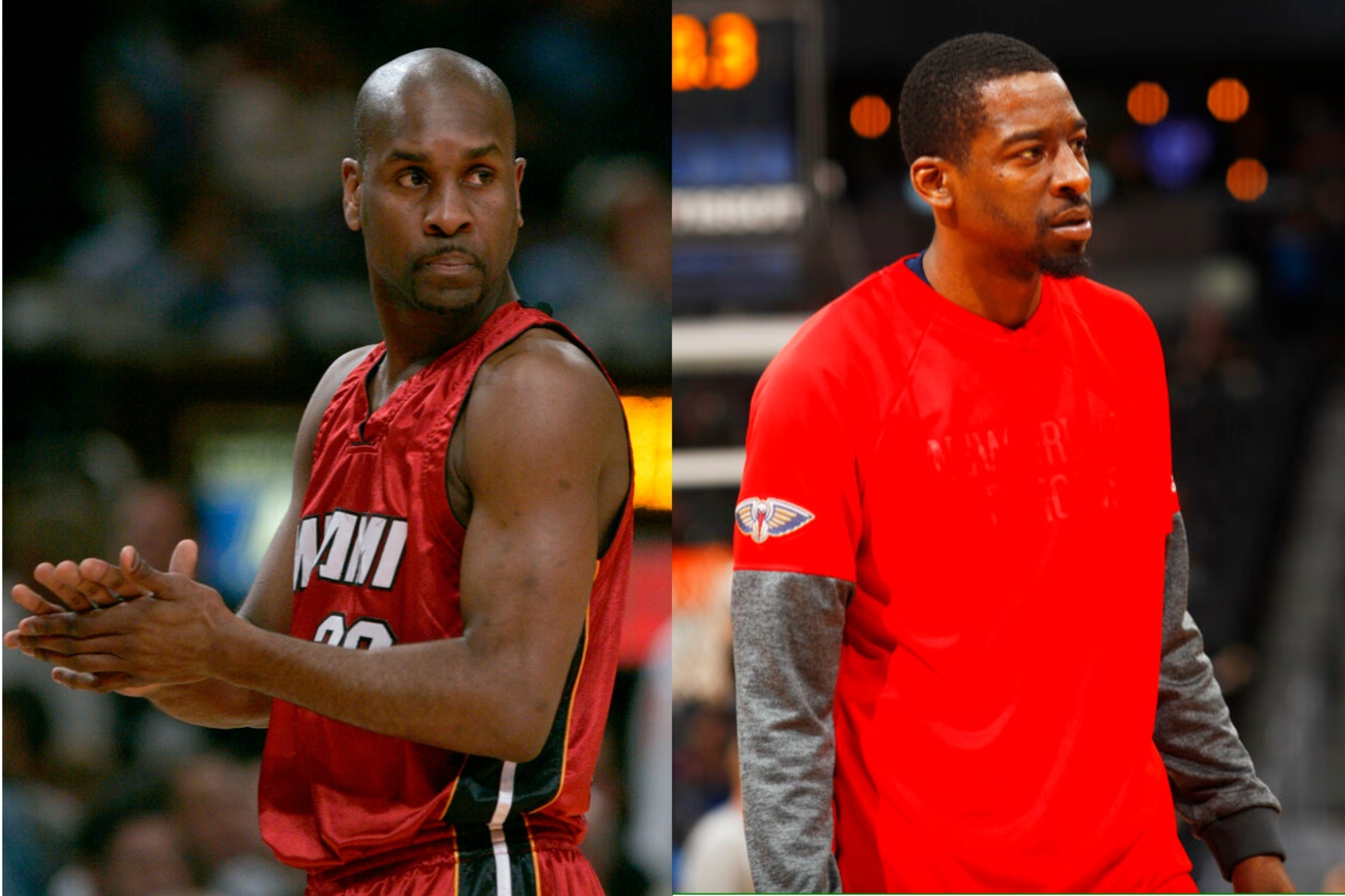 Gary Payton (L) and Jordan Crawford lived their heyday in the NBA in the 2000s.