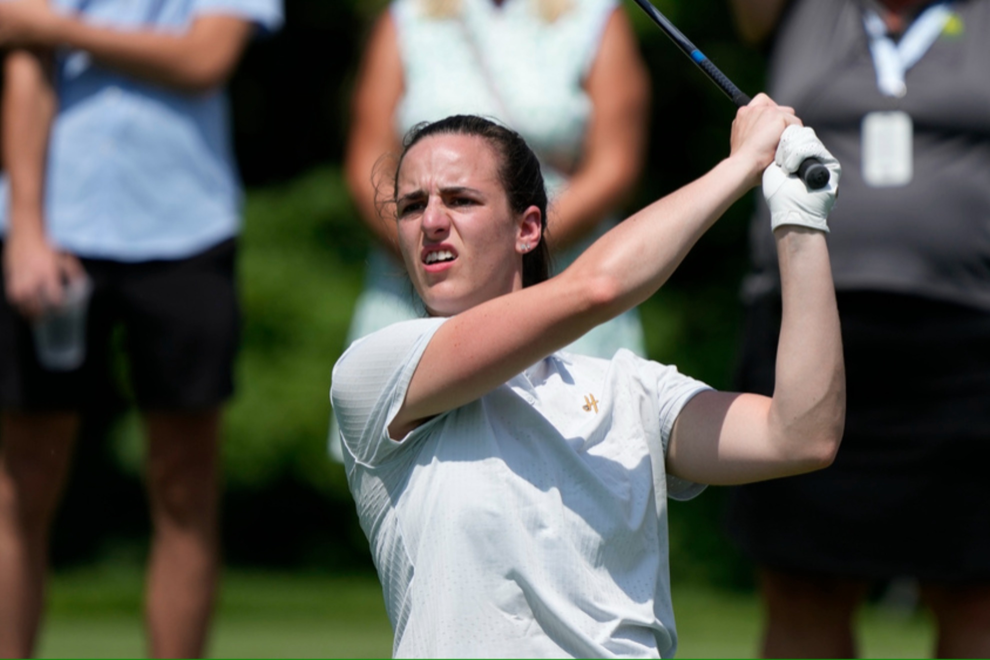 Indiana Fevers Caitlin Clark at the John Deere Classic golf tournament Pro-Am in 2003