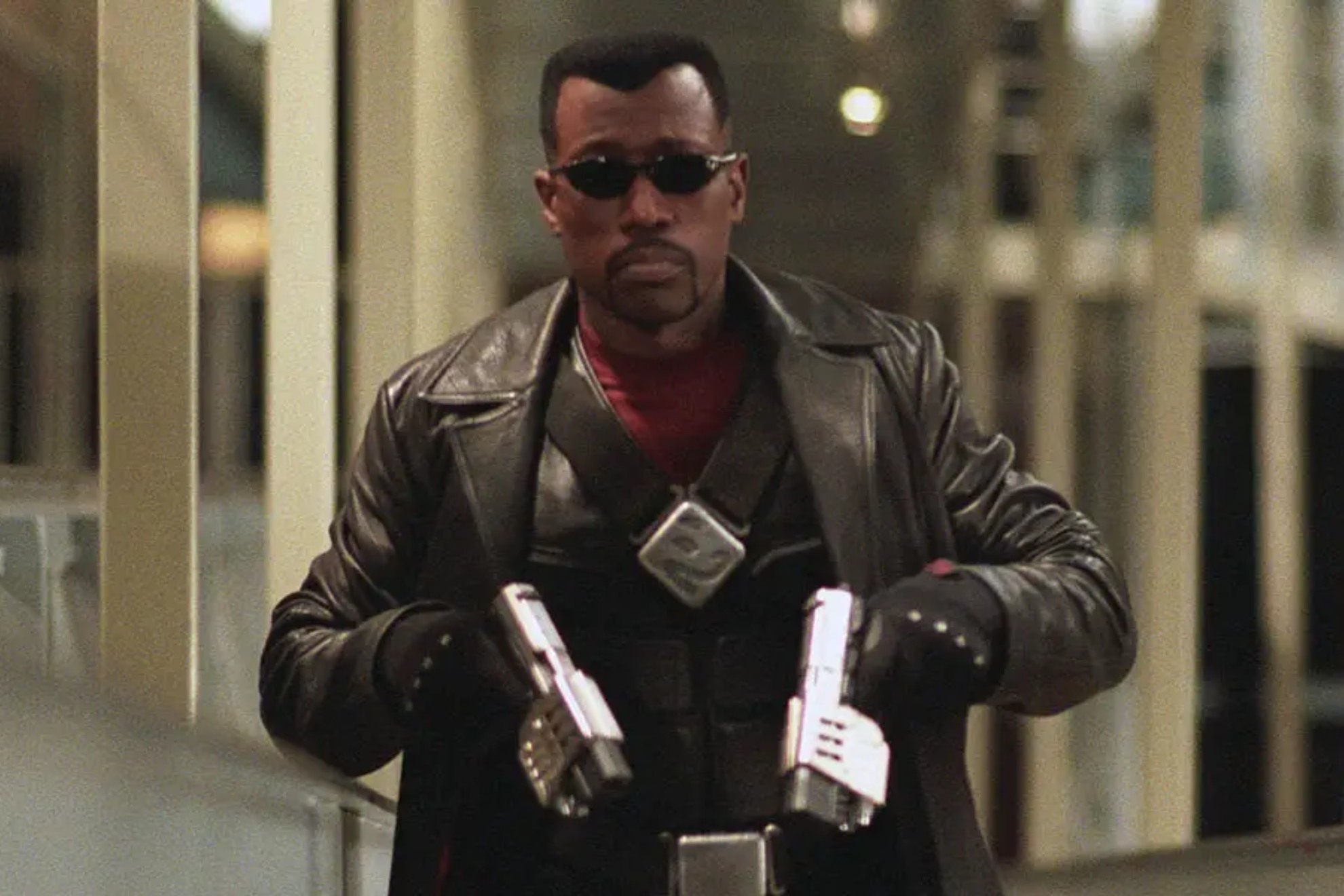 Wesley Snipes playing Blade