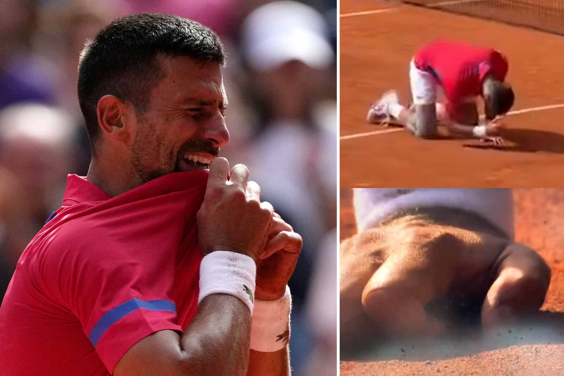 Novak Djokovic was overwhelmed with emotions