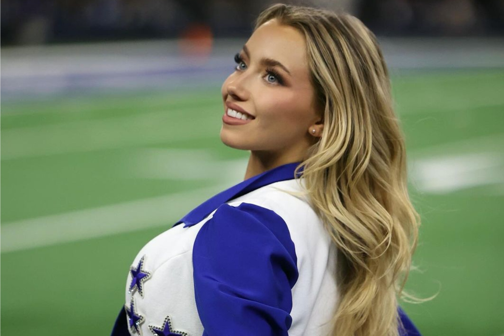 Kleine Powell is a veteran cheerleader with the Dallas Cowboys