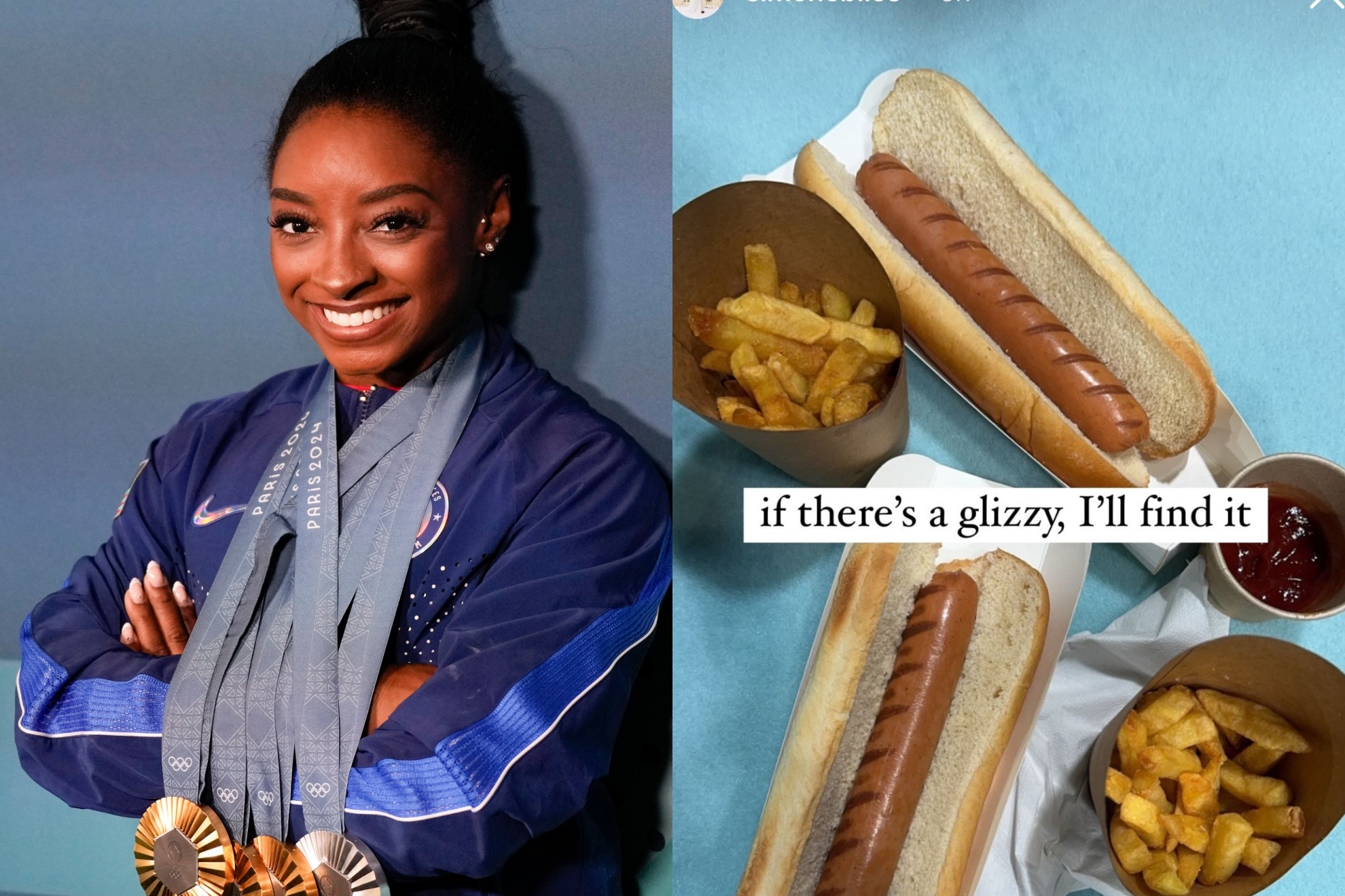 Simone Biles choice of hot dogs... un-American?