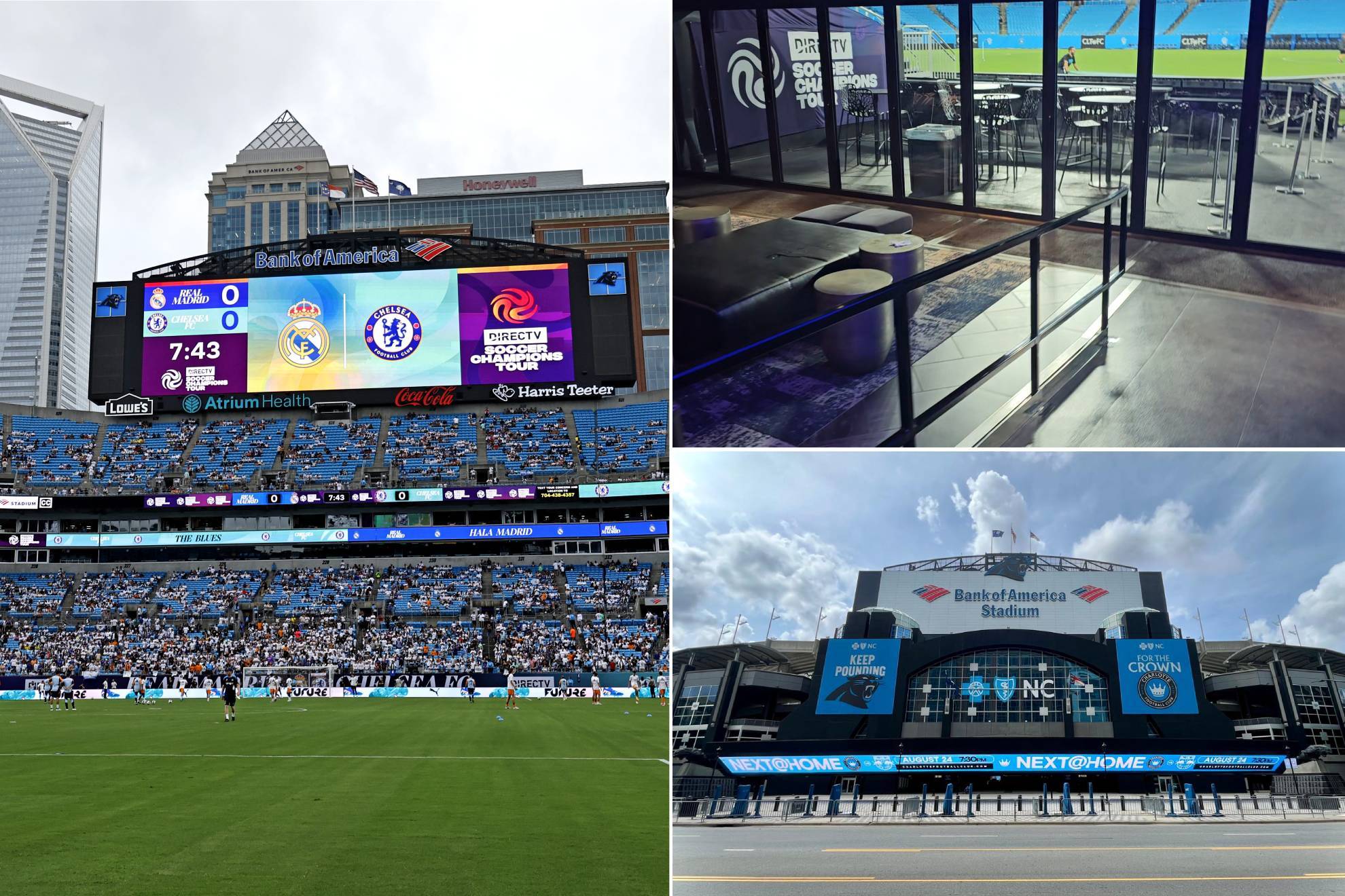 Real Madrid make the most of their visit to Bank of America Stadium