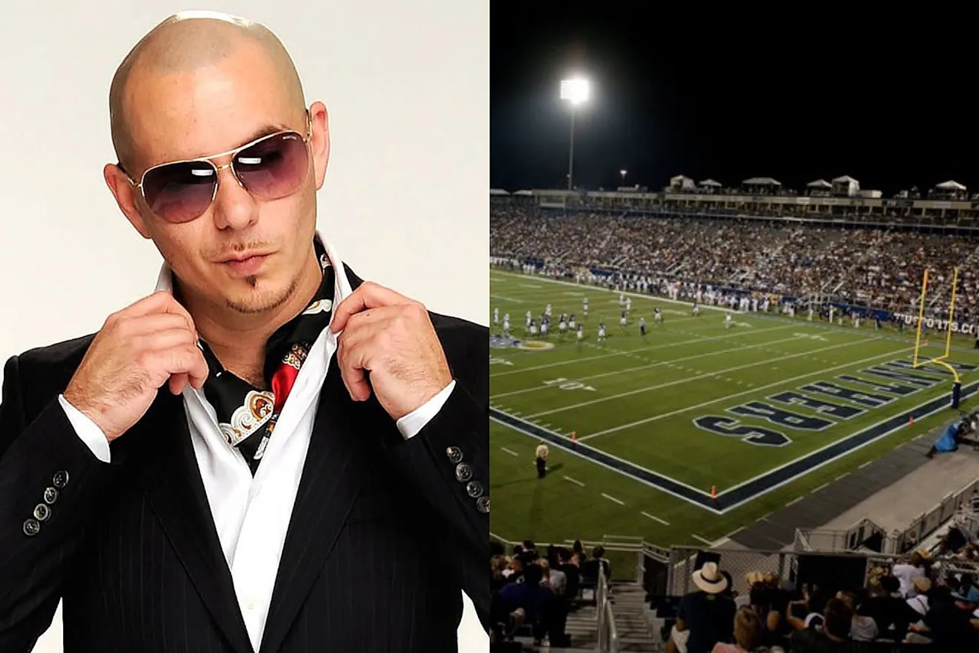 Pitbull announces purchase of naming rights to a stadium in Florida