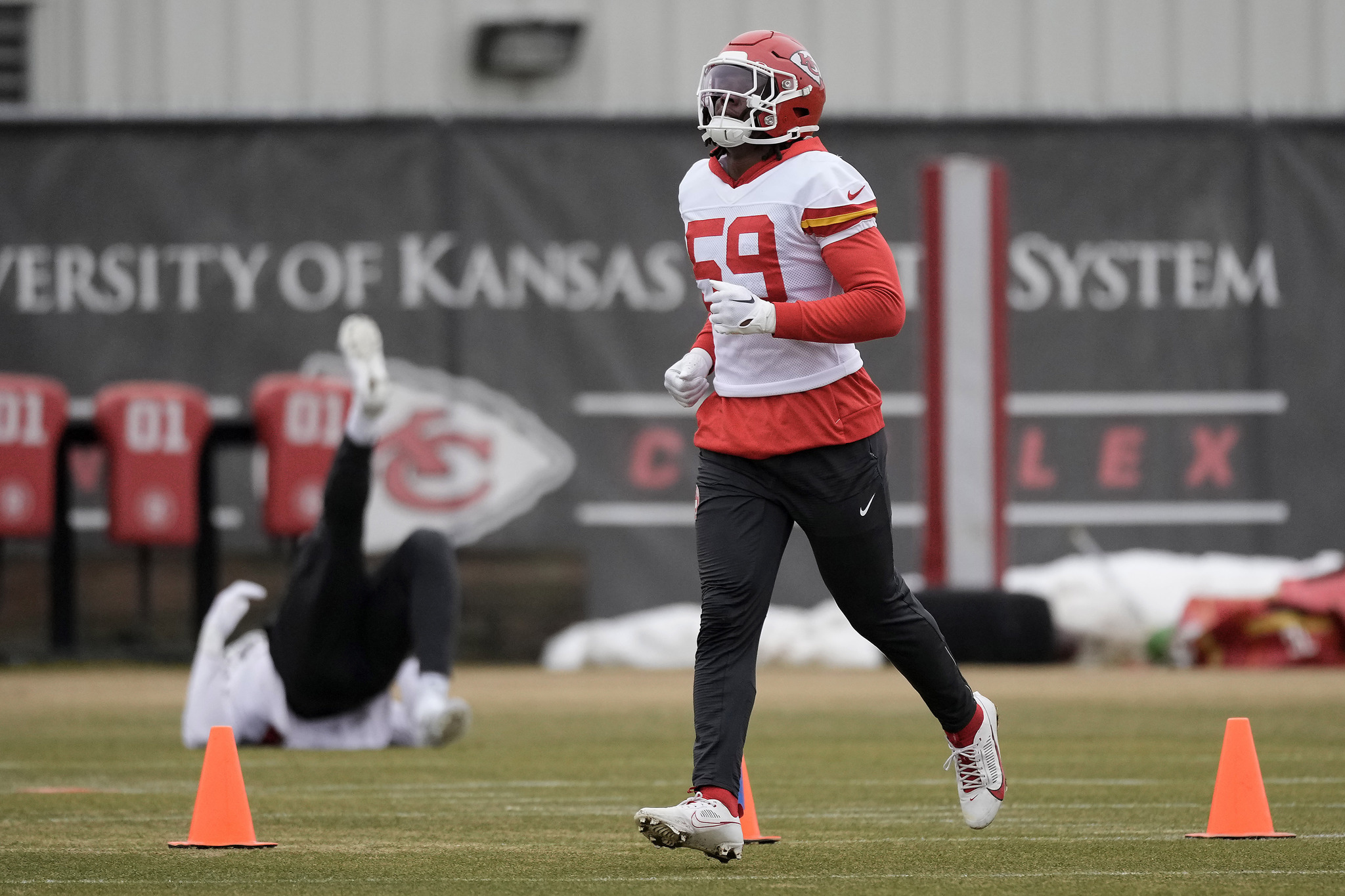 Darius Harris while with the Kansas City Chiefs