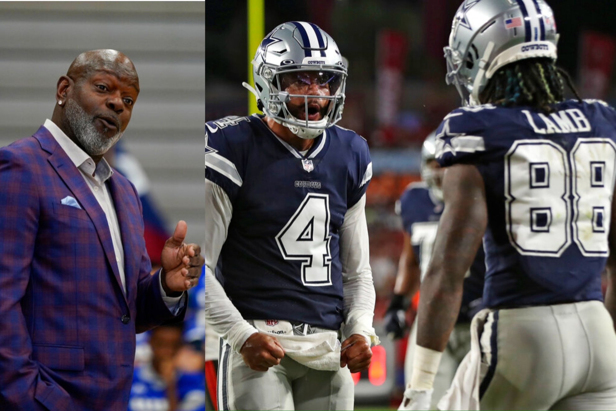 Emmitt Smith wants the Cowboys to resolve the Lamb and Prescott situation now.