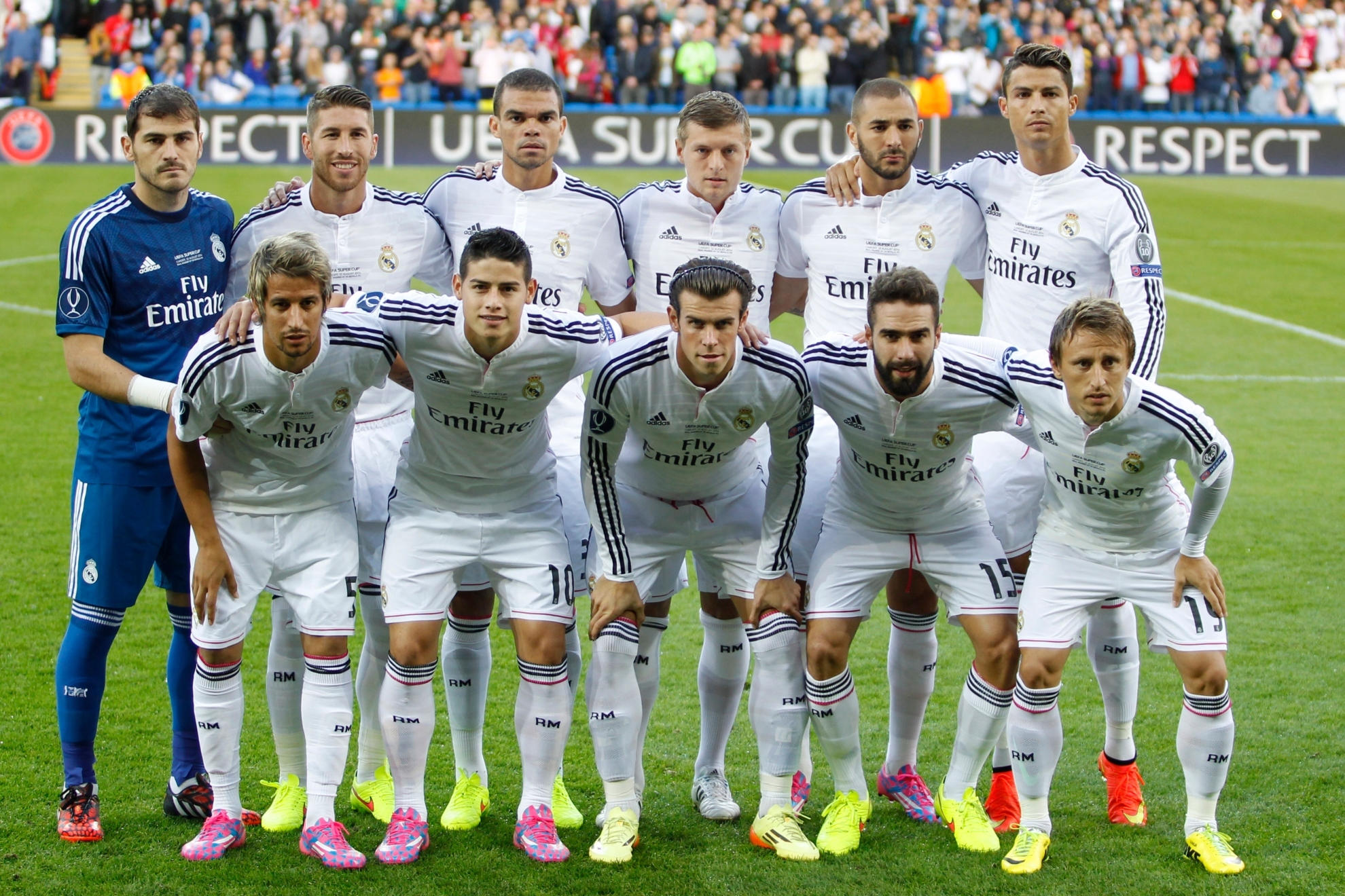 El once que aline� Ancelotti en la Supercopa de Europa de 2014, con un Kroos reci�n llegado