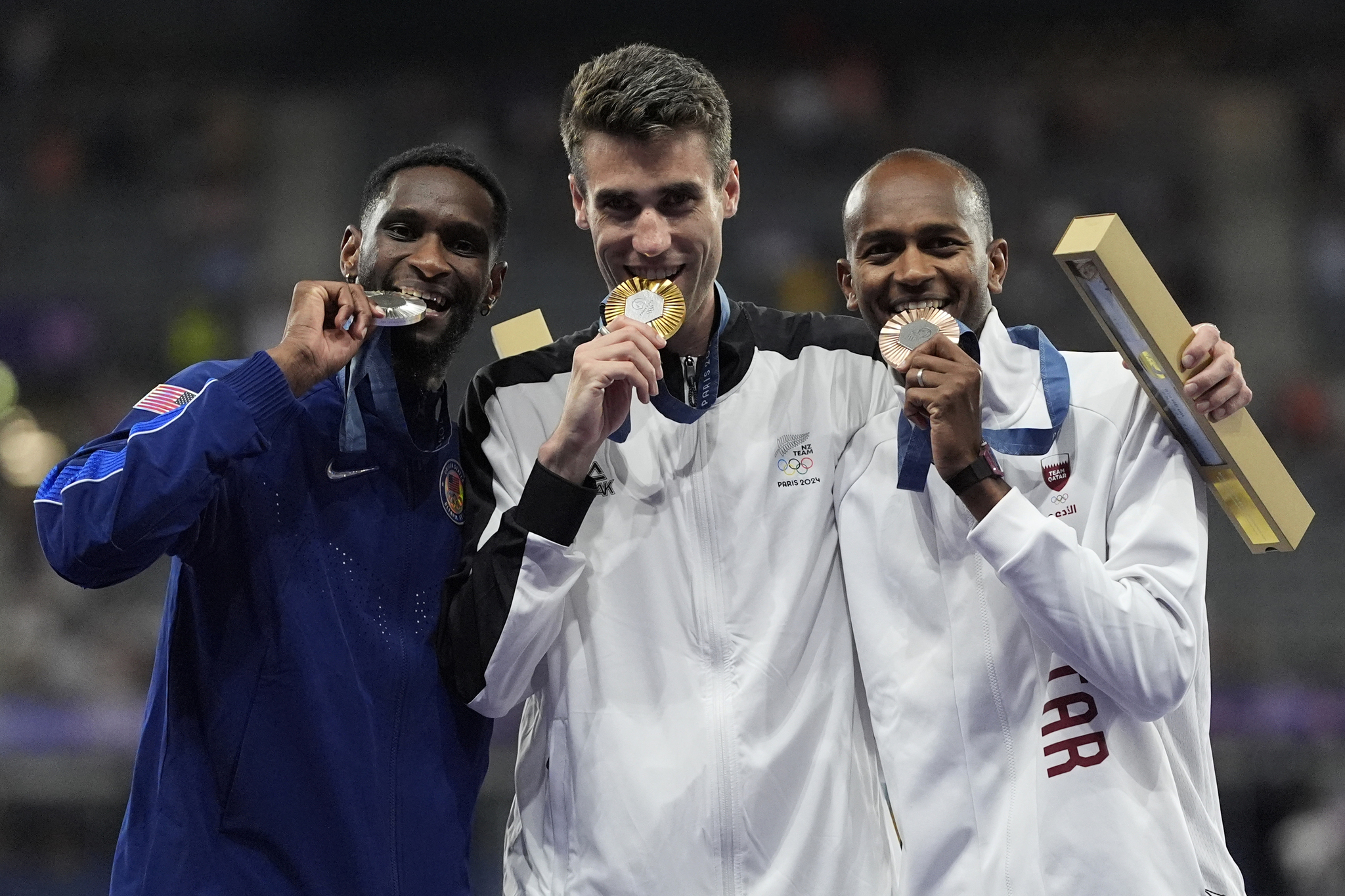 Mens high jump medalists