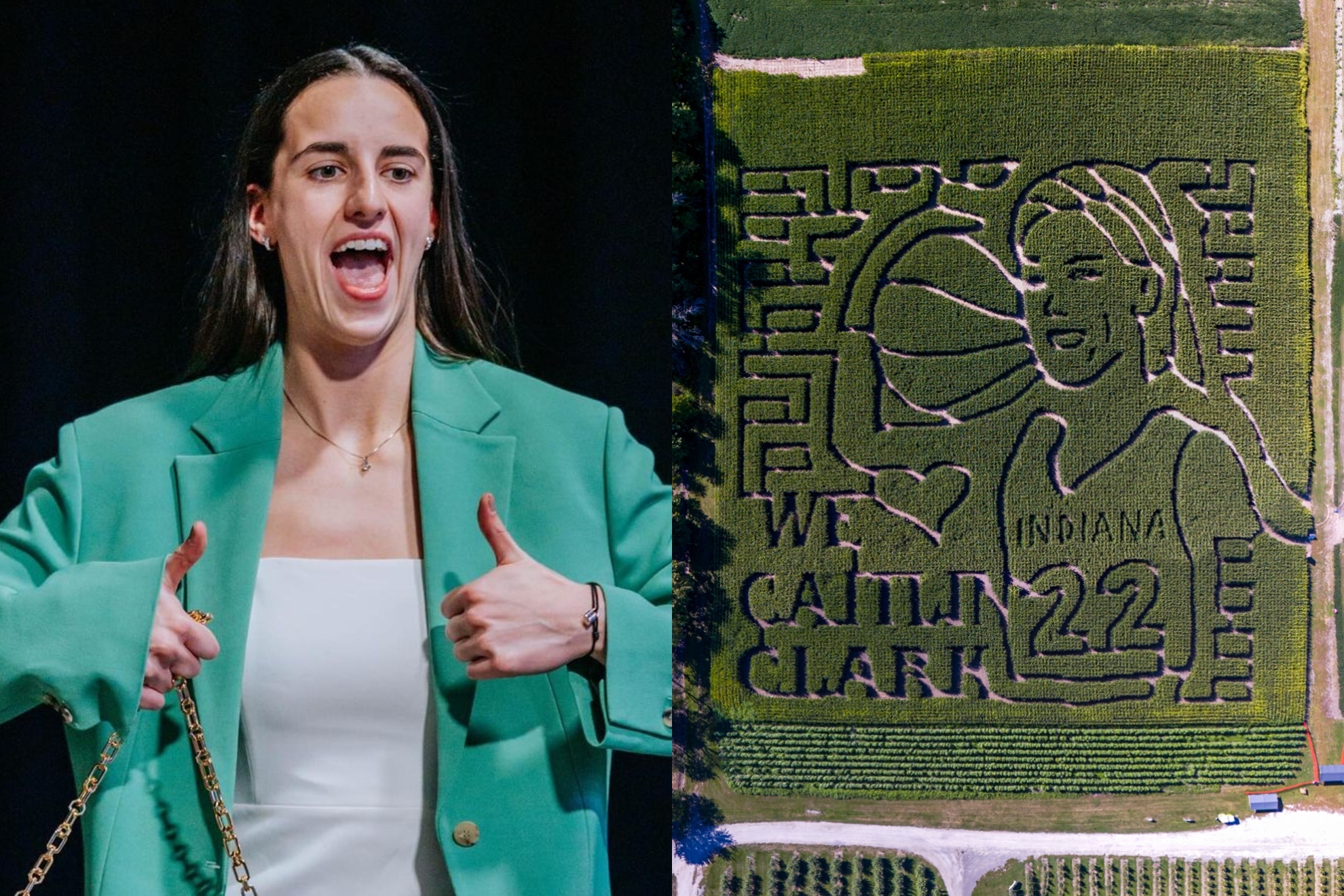 Indiana Farm Unveils Corn Maze Tribute to Caitlin Clark