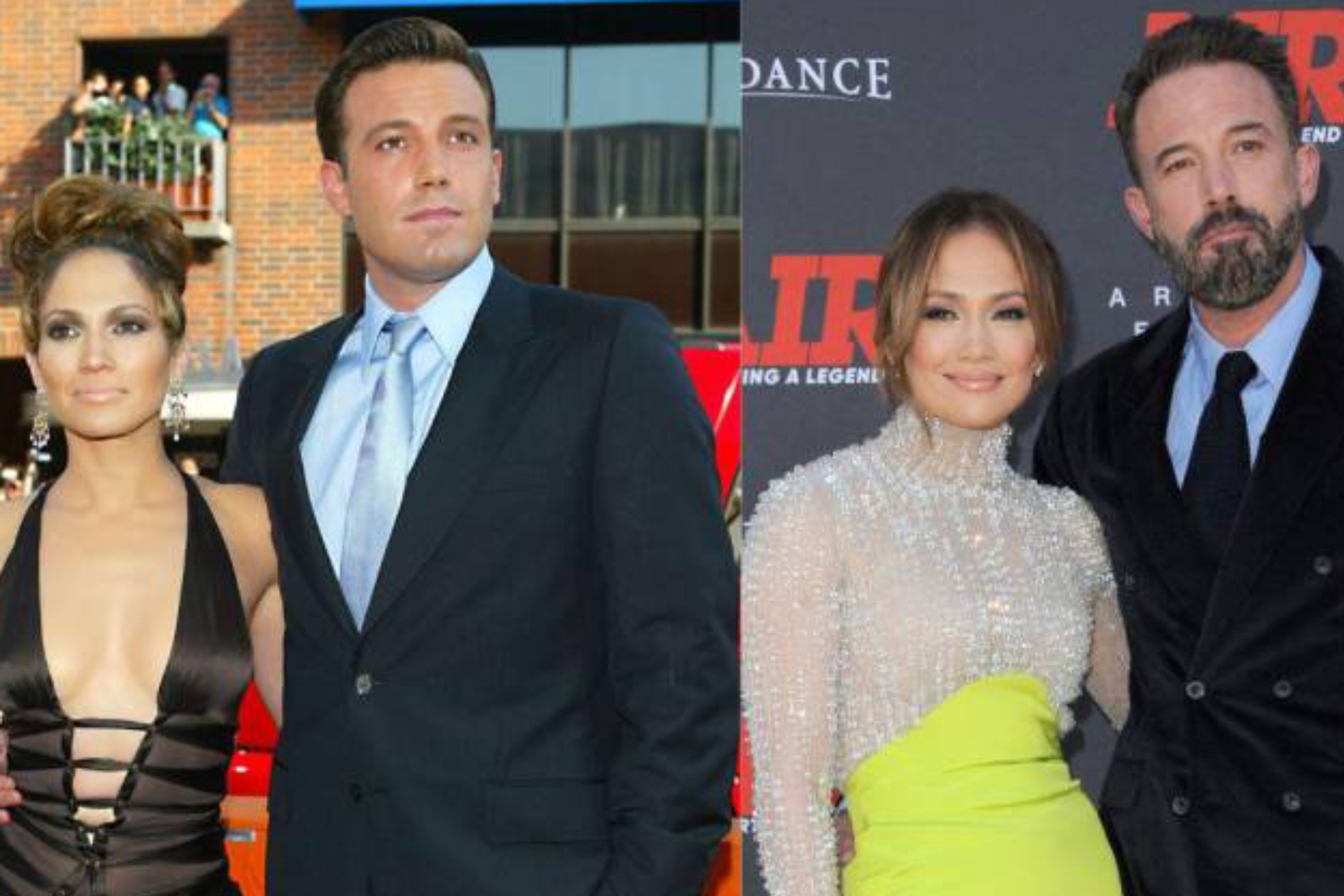 Antes y despu�s de Jennifer Lopez y Ben Affleck en su relaci�n sentimental