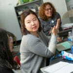 Close Up Of Female Kindergarten Teacher