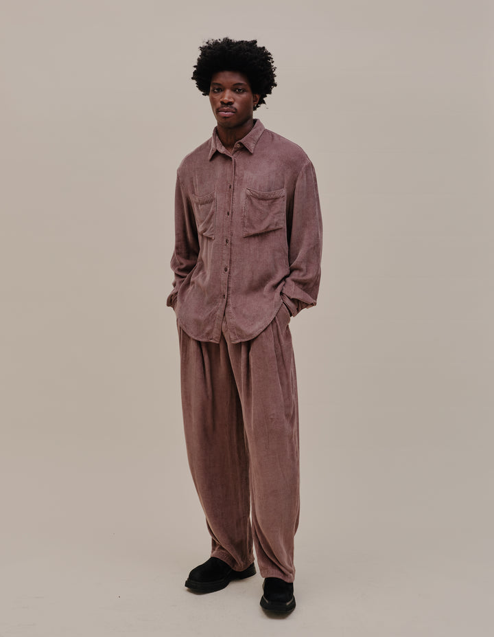 RIDGE TROUSER IN REISHI