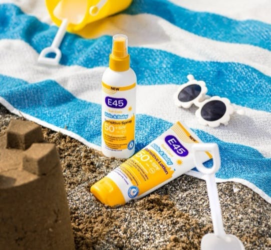 E45 sun lotion