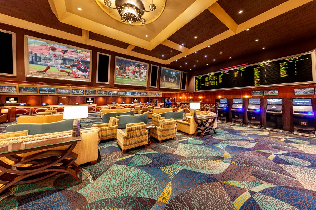 The BetMGM Sportsbook at Bellagio