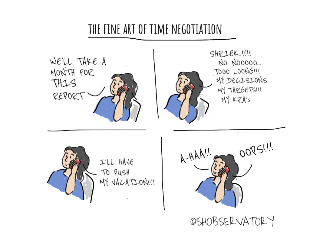 The fine art of time negotiation