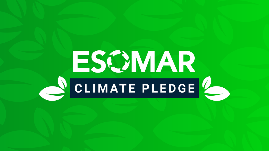 Introducing the new ESOMAR Climate Pledge