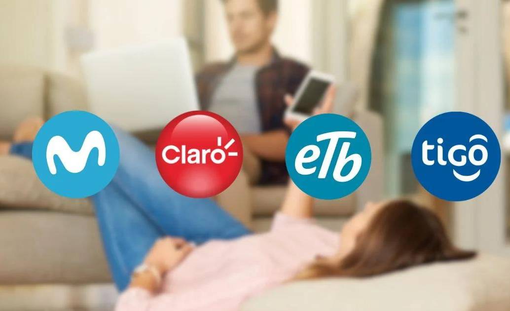 Movistar, Claro, ETB y Tigo ofrecen servicios de internet fijo en Colombia. Foto: Archivo.