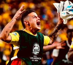 James Rodríguez es el capitán de Colombia, que buscará el título de la Copa América este domingo ante Argentina. FOTO: Cortesía FCF