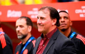 El entrenador nacional de la Selección Colombia, Néstor Lorenzo, suma 24 partidos sin perder con la Tricolor desde que asumió su cargo en septiembre del 2022. FOTO: GETTY