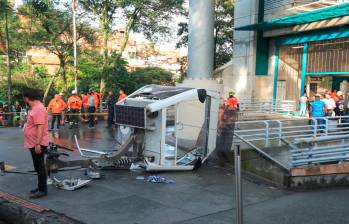 El Metro de Medellín aseguró que está brindando acompañamiento a las familias del accidente del metrocable del pasado 26 de junio. FOTO: ESNEYDER GUTIÉRREZ CARDONA