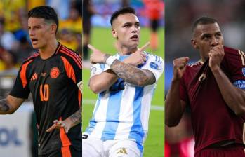 Salomón Rondón, James Rodríguez y Lautaro Martínez son, hasta el momento, los más destacados de Copa América. FOTO CORTESÍA 