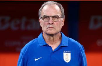 Marcelo Bielsa está al mando de la selección uruguaya desde mayo de 2023. FOTO AFP