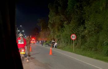 La mayoría de los accidentes de tránsito registrados este puente festivo ocurrieron en la autopista Medellín - Bogotá. FOTO: CORTESÍA