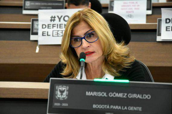 En el anterior período legislativo, la periodista antioqueña Marisol Gómez fue concejal de Bogotá. Ahora publica un libro sobre su experiencia en el circuito de la política local. FOTO<b><span class="mln_uppercase_mln"> Cortesía</span></b>