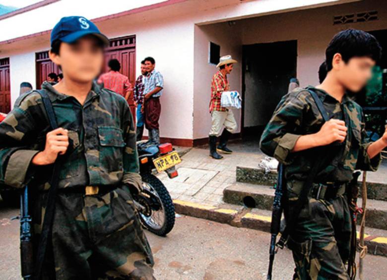 101 menores de edad han sido reclutados por grupos armados ilegales en lo que va del 2024. Foto: Colprensa