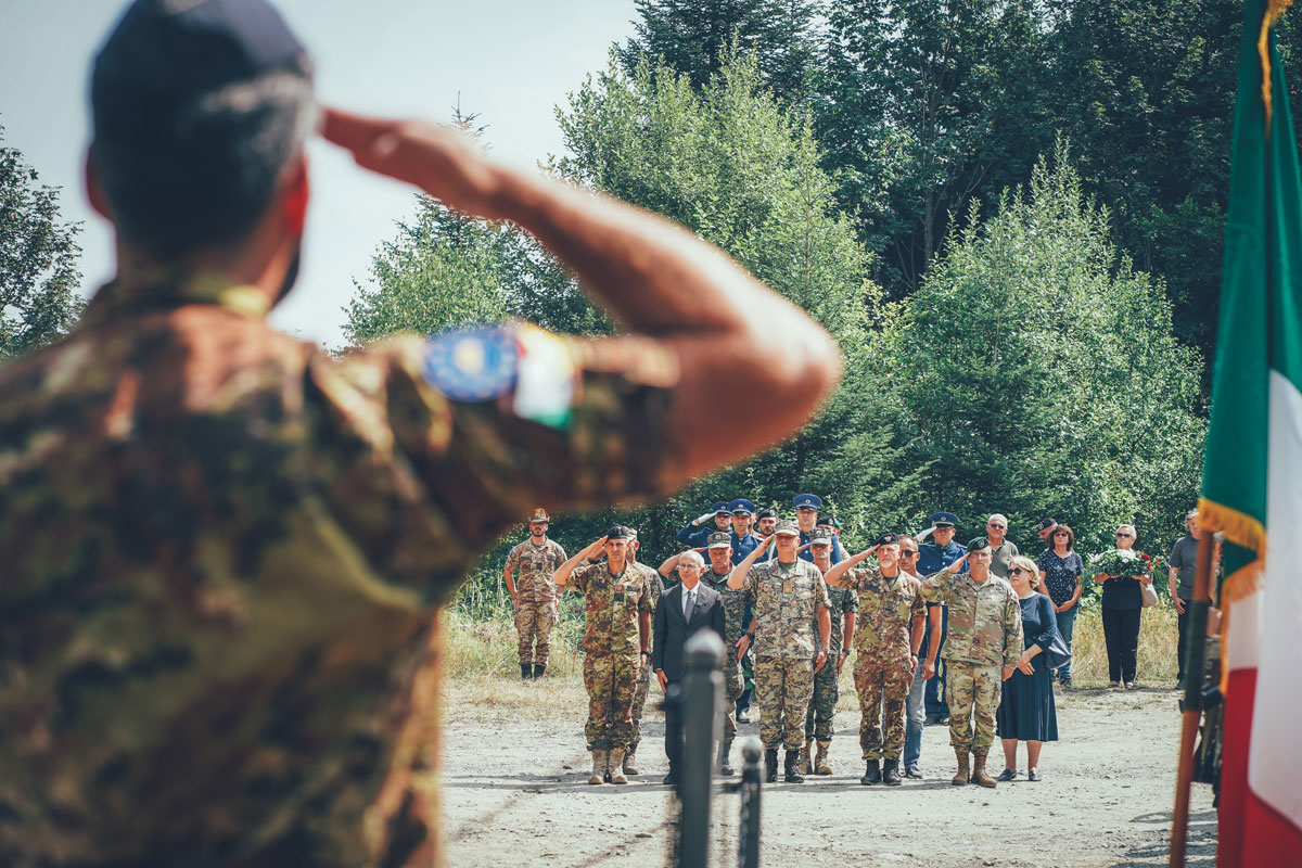 DCOM EUFOR attended a ceremony on Mt. Zec near Fojnica