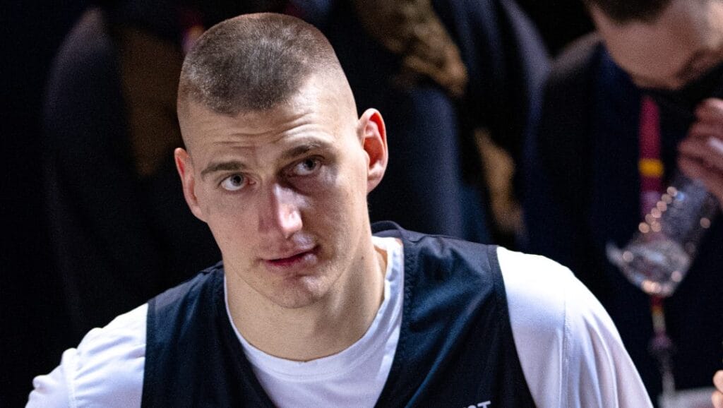 A photo of Nikola Jokic.