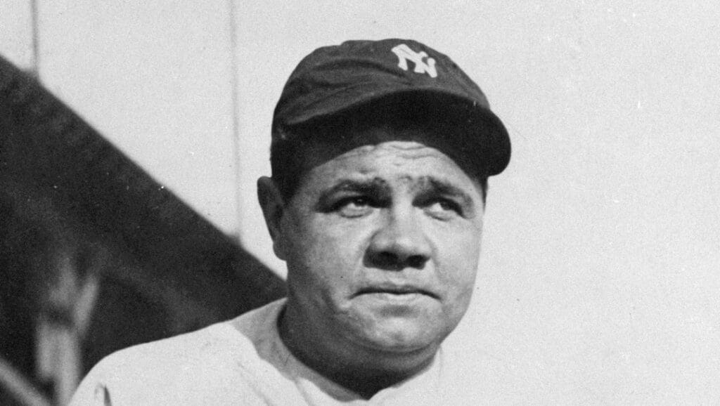 This undated file photo shows Babe Ruth