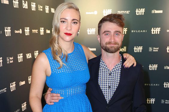 TORONTO, ONTARIO - SEPTEMBER 08: (L-R) Erin Darke and Daniel Radcliffe attend the "Weird: The Al Yankovic Story" Premiere during the 2022 Toronto International Film Festival at Royal Alexandra Theatre on September 08, 2022 in Toronto, Ontario. (Photo by Leon Bennett/Getty Images)