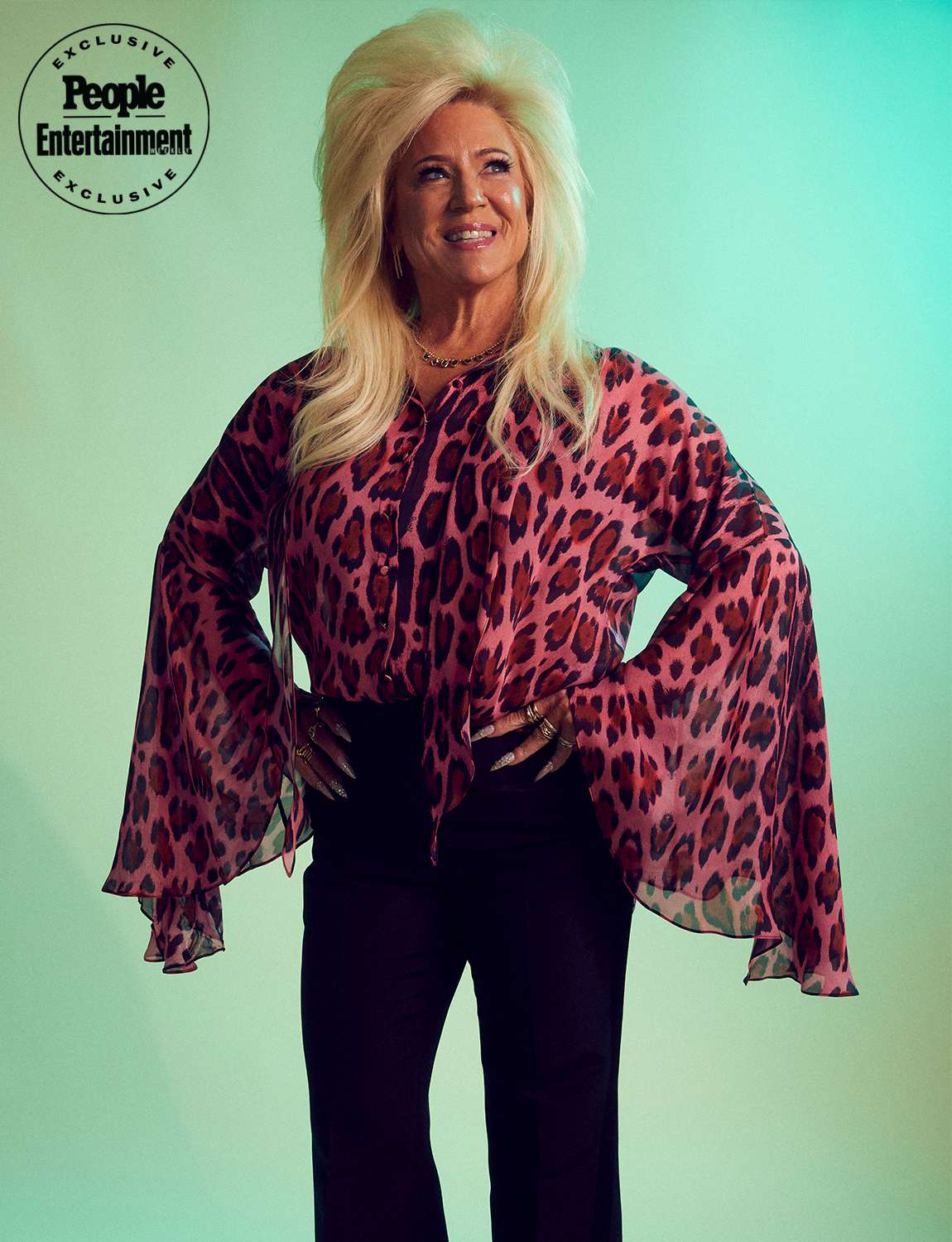 Theresa Caputo poses for a portrait during the 2024 Television Critics Association Winter Press Tour at 