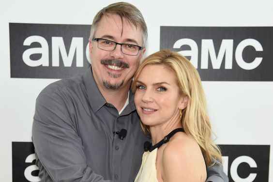 Vince Gilligan and Rhea Seehorn