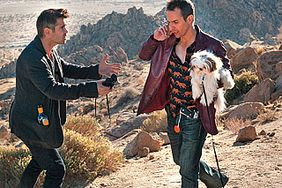 DOG DAYS Colin Farrell and Sam Rockwell steal a dog from a crime boss